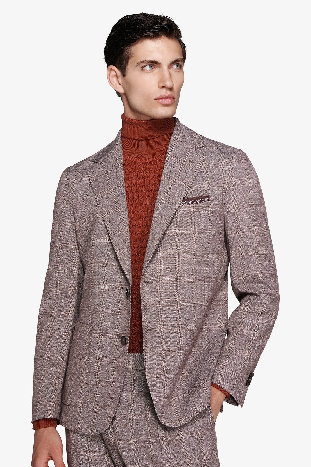 Giacca galles tortora