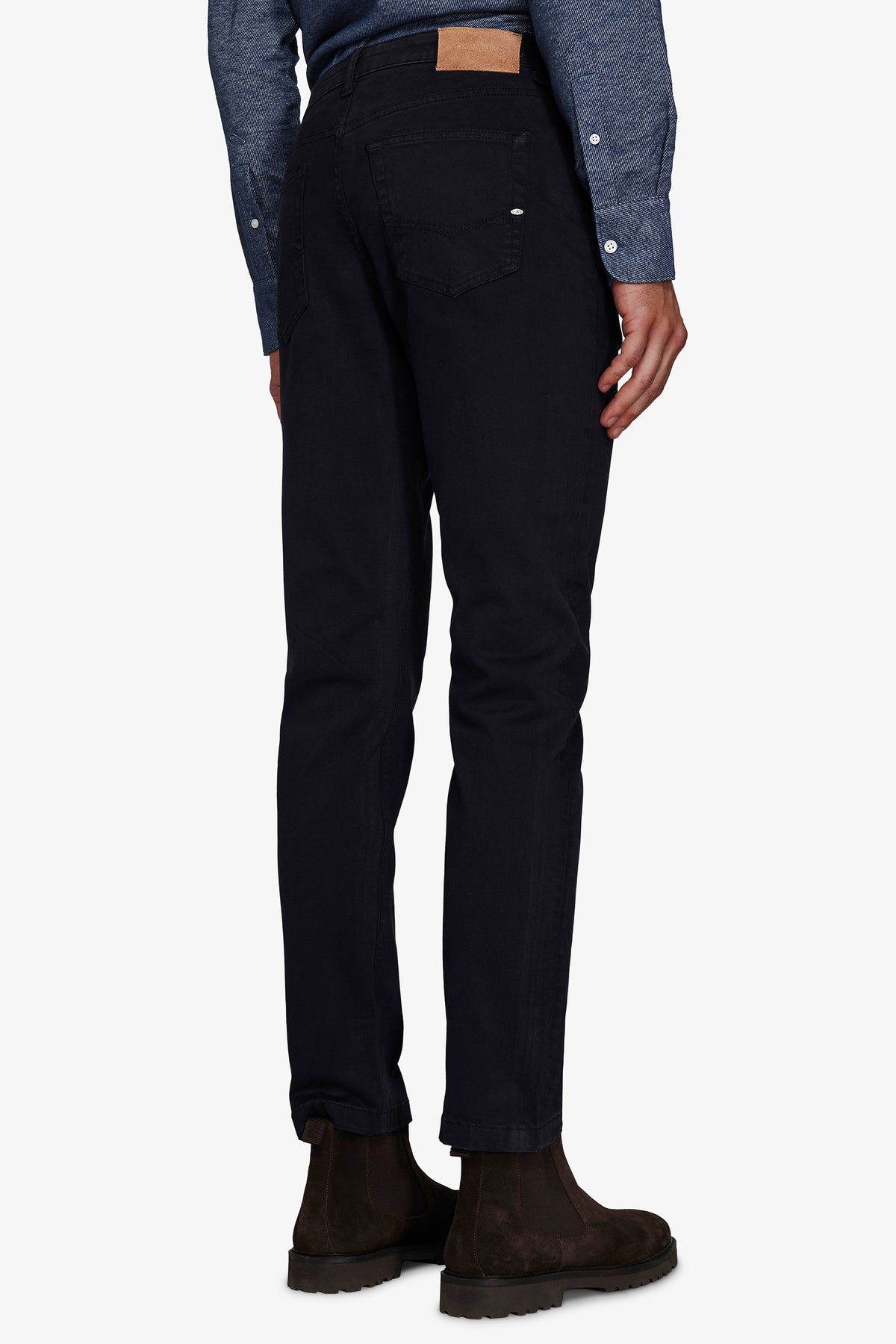 Pantaloni 5 tasche navy