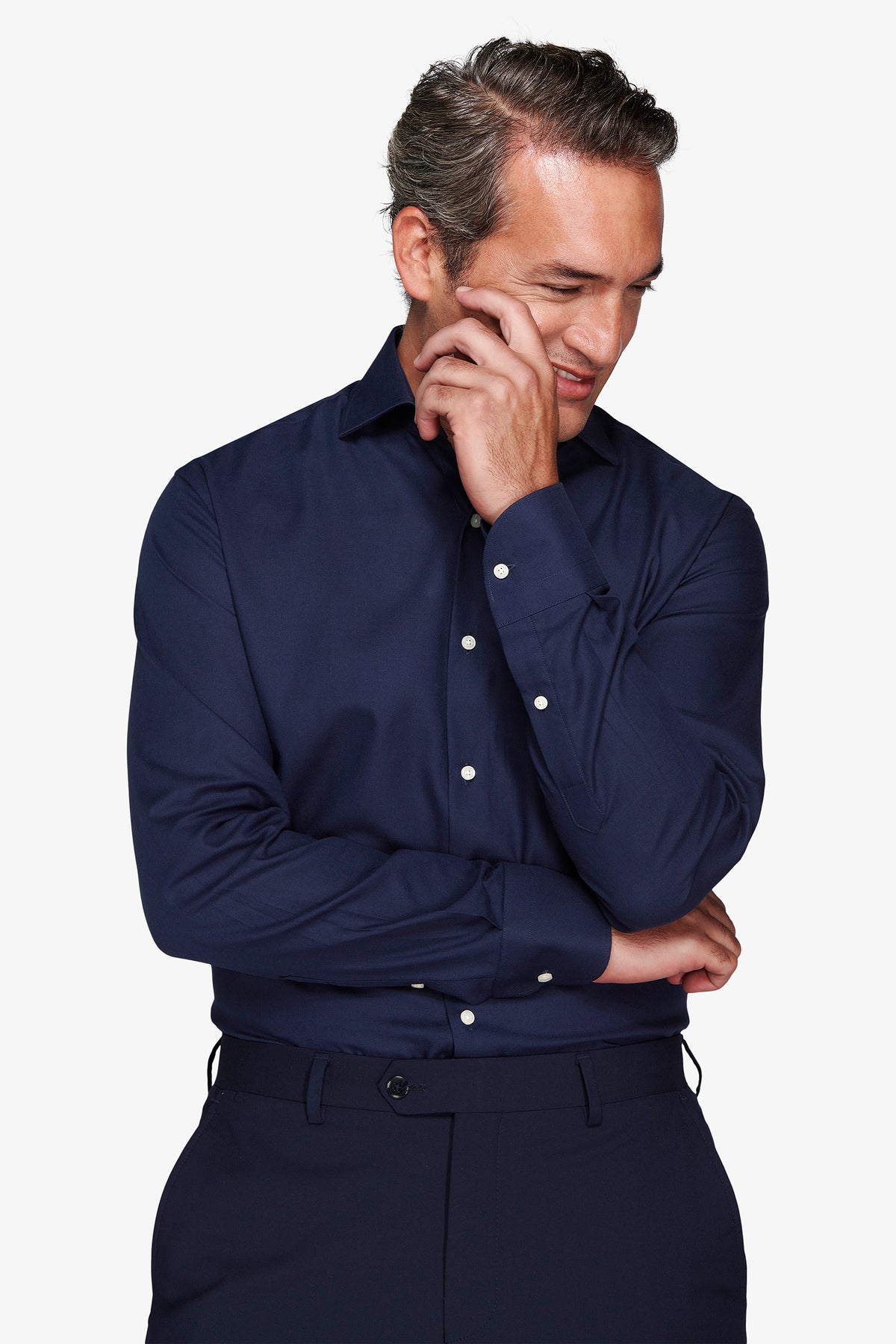 Chemise oxford coupe slim bleue