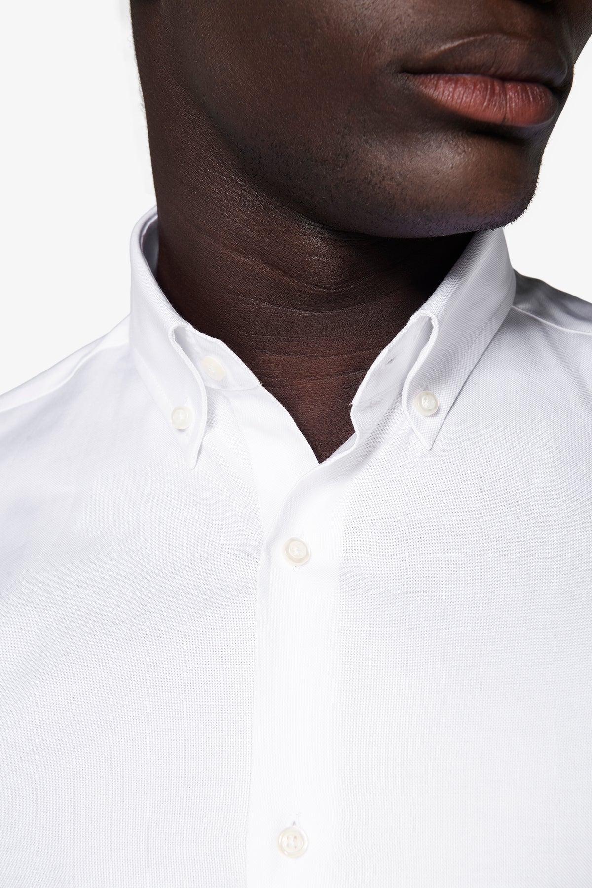 Camicia oxford button down bianca