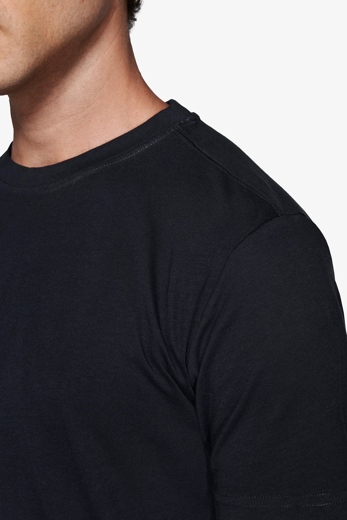 T-shirt in cotone leggero blu