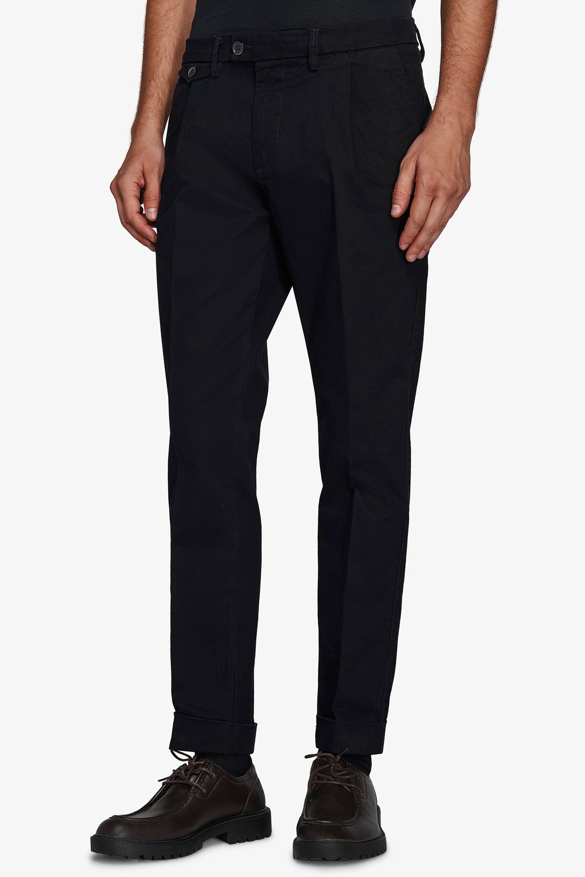 Pantalon en tricotine bleu