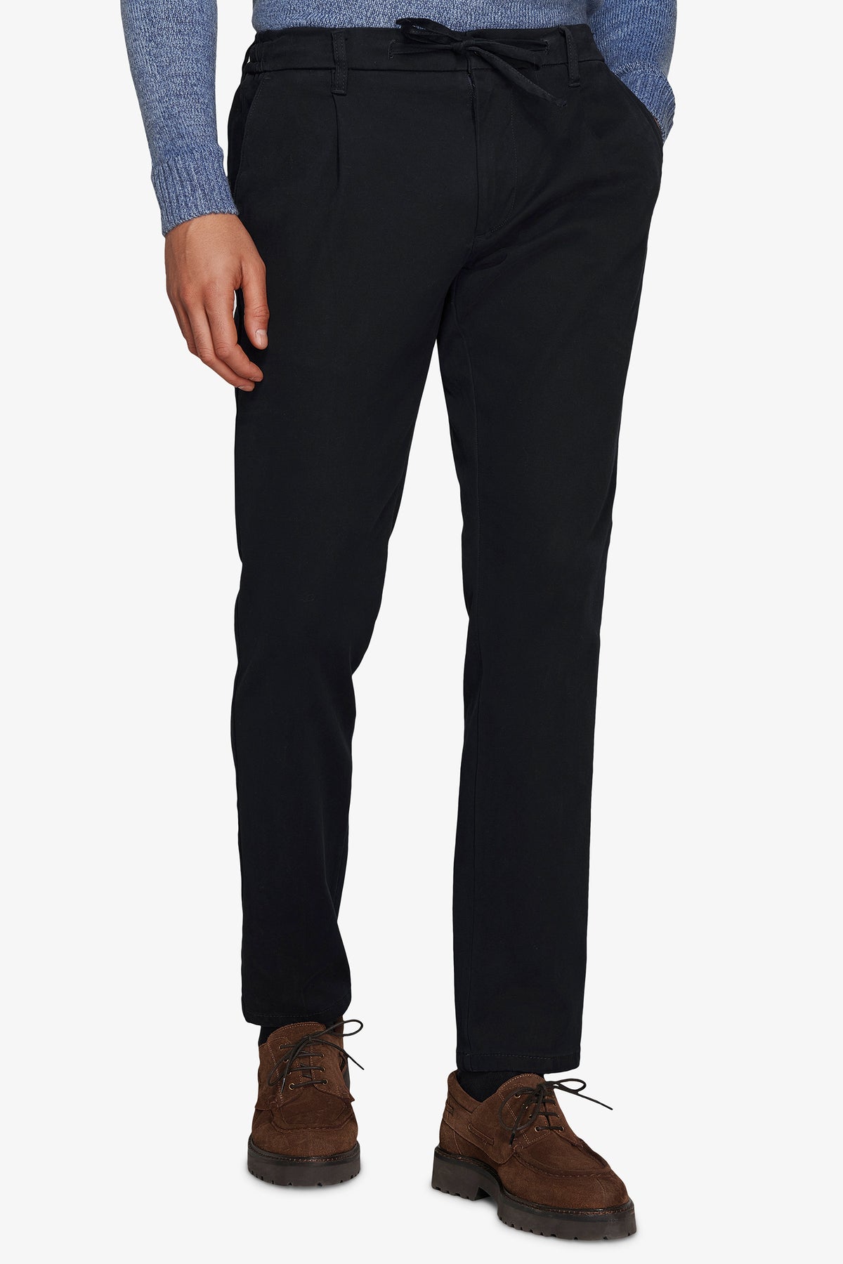 Pantalaccio jersey stretch blu