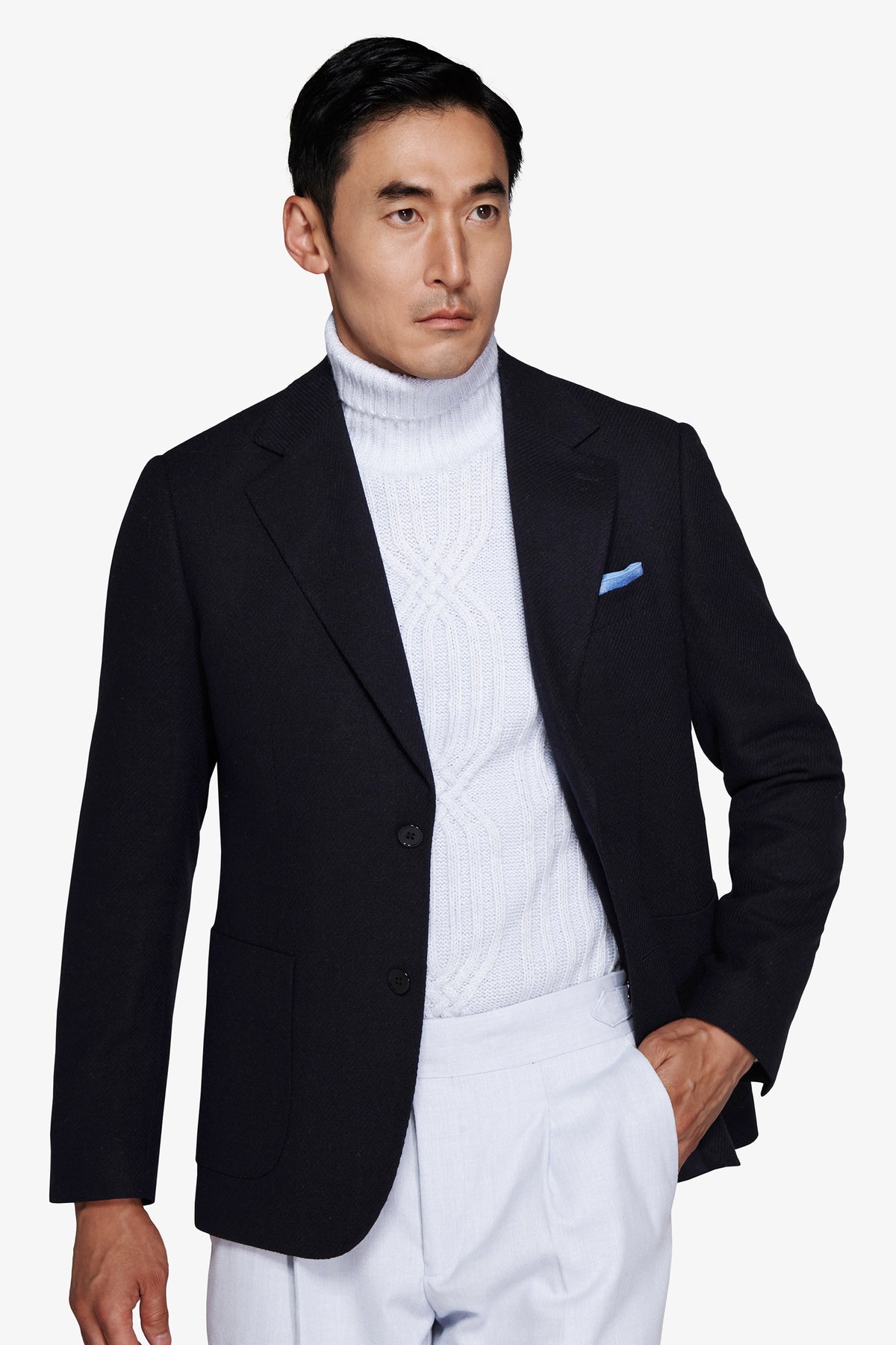 Giacca armaturata blu