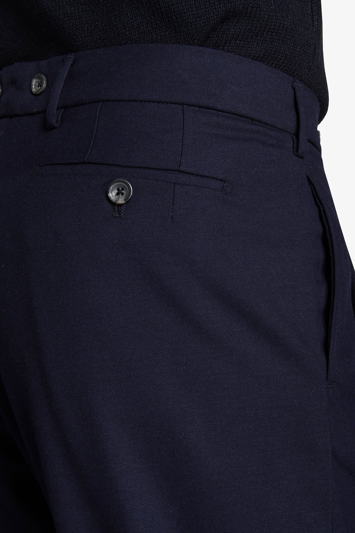 Pantaloni doppia pinces blu