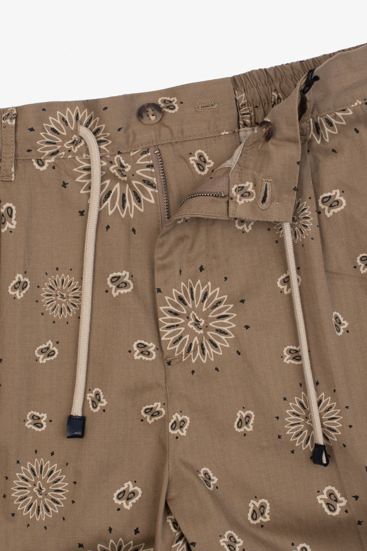 Bermuda fantasia cashmere con laccio-Dan John