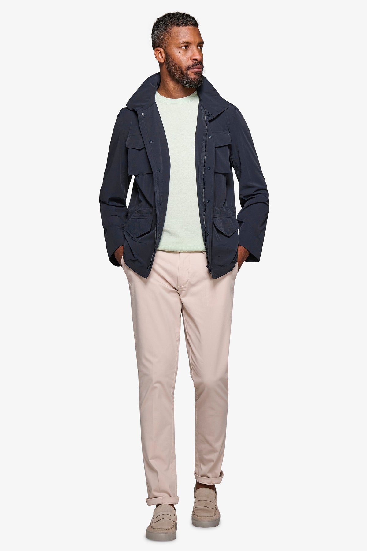 Field jacket relax tech blu-Dan John