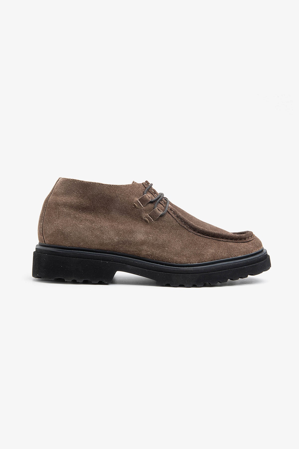 Stivaletto ingegnere suede tortora