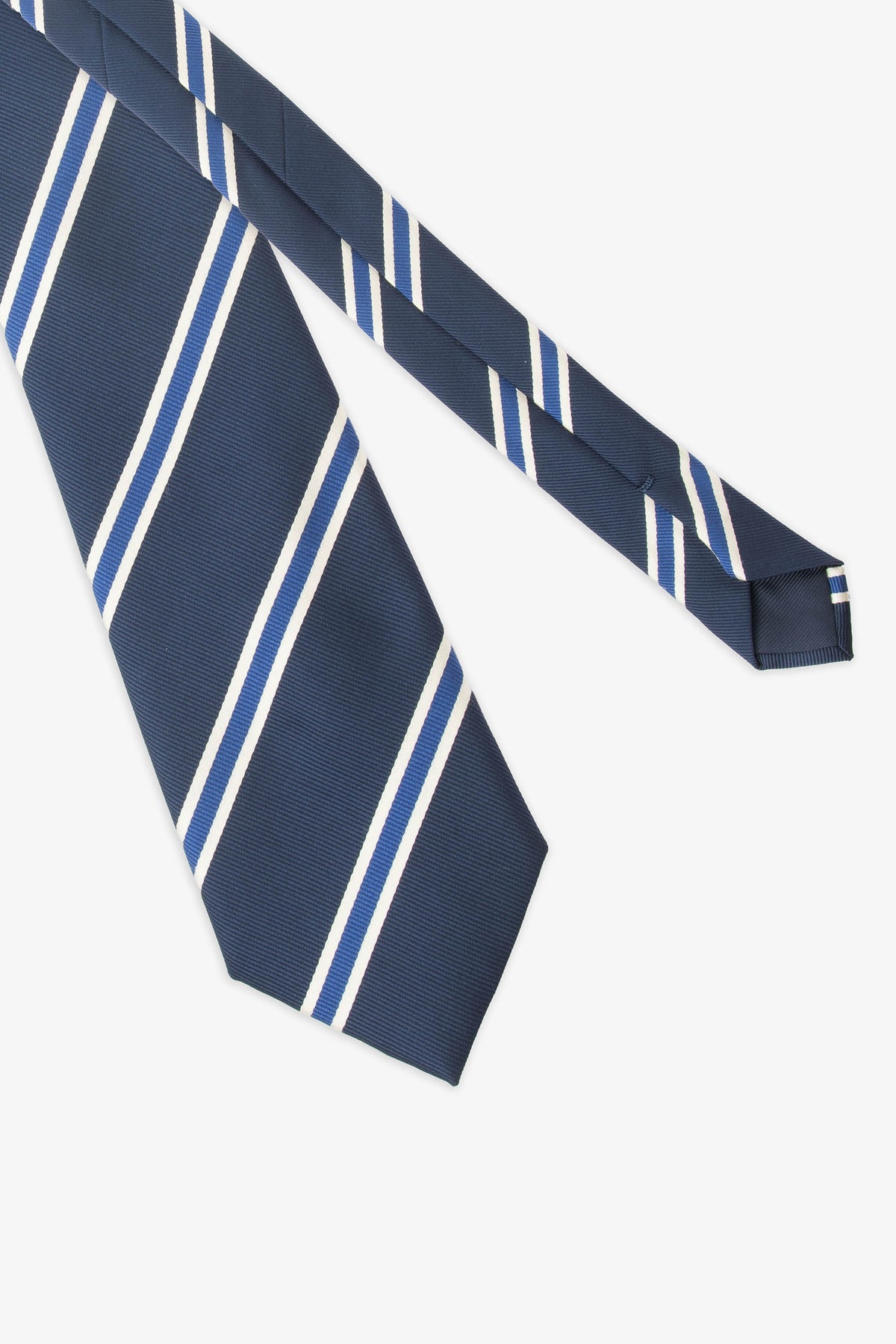 Corbata regimental azul azafata
