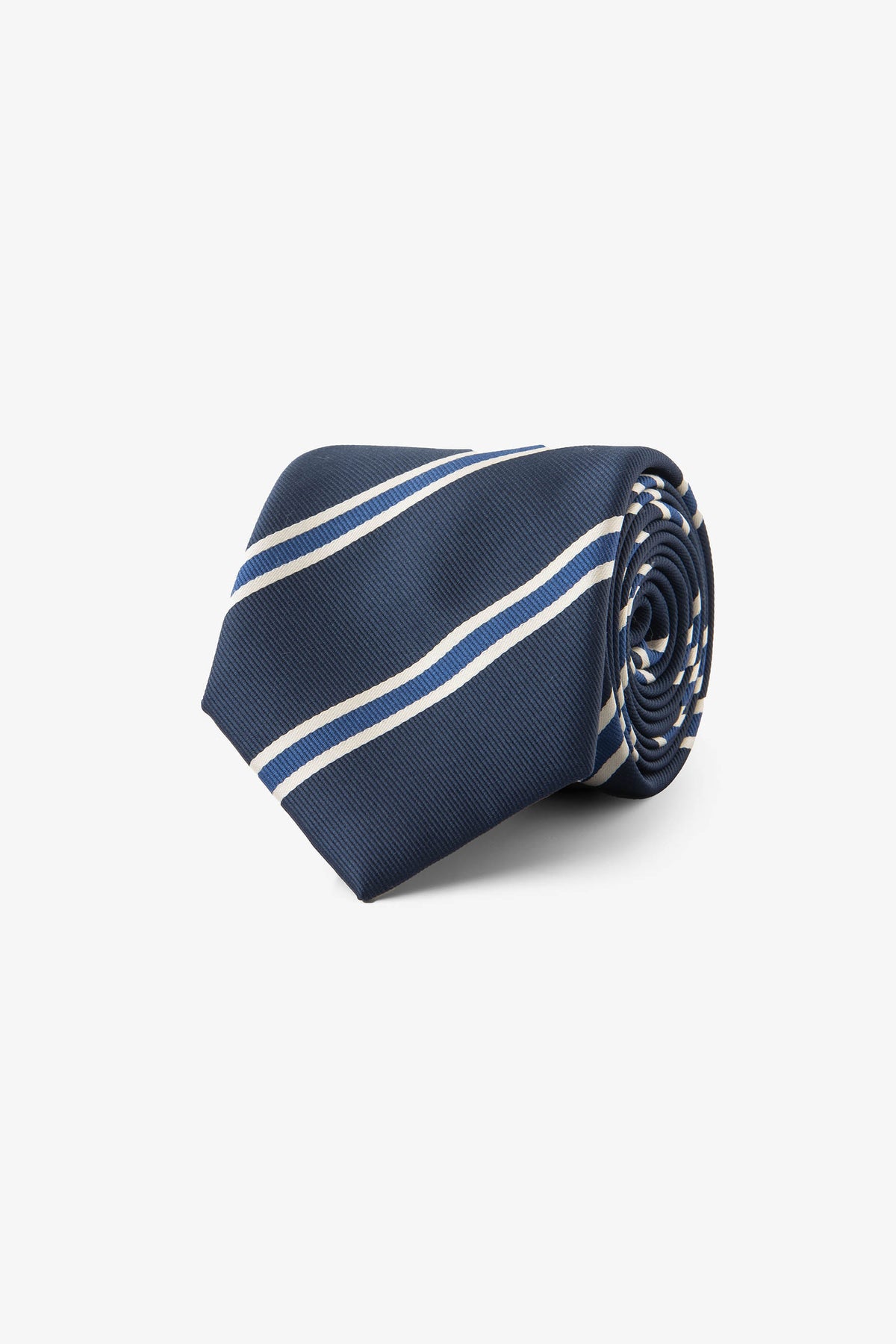 Corbata regimental azul azafata