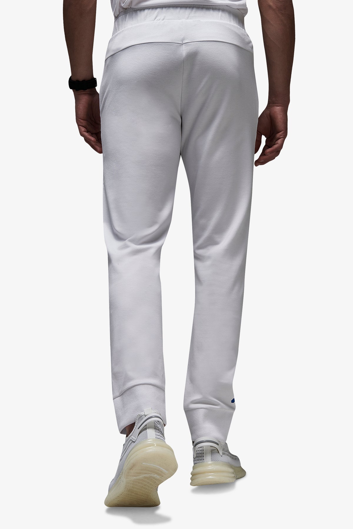 DNJ white soft technical trousers