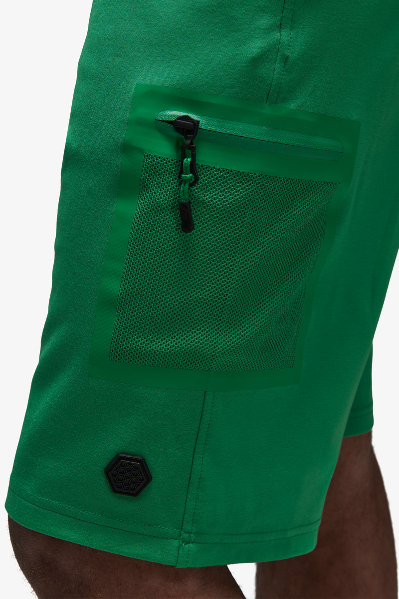 Bermuda tecnico morbido verde DNJ