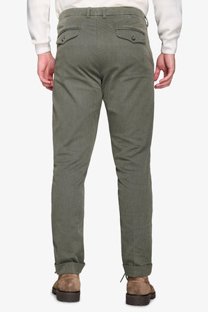 Green cavalry trousers