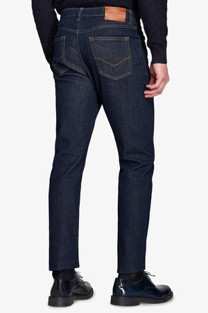 Dark blue denim pants