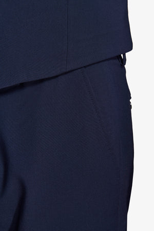 Pantalone da abito classico blu slim-Dan John