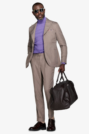 Giacca twill tortora