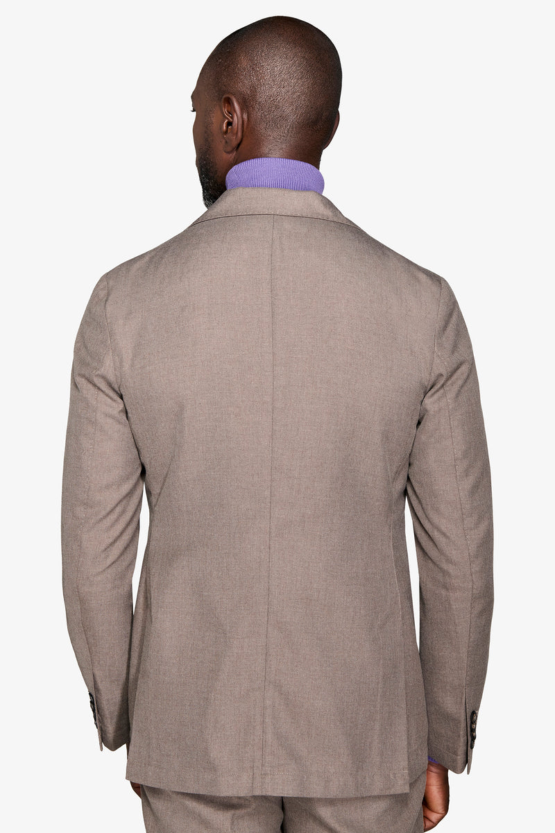 Giacca twill tortora