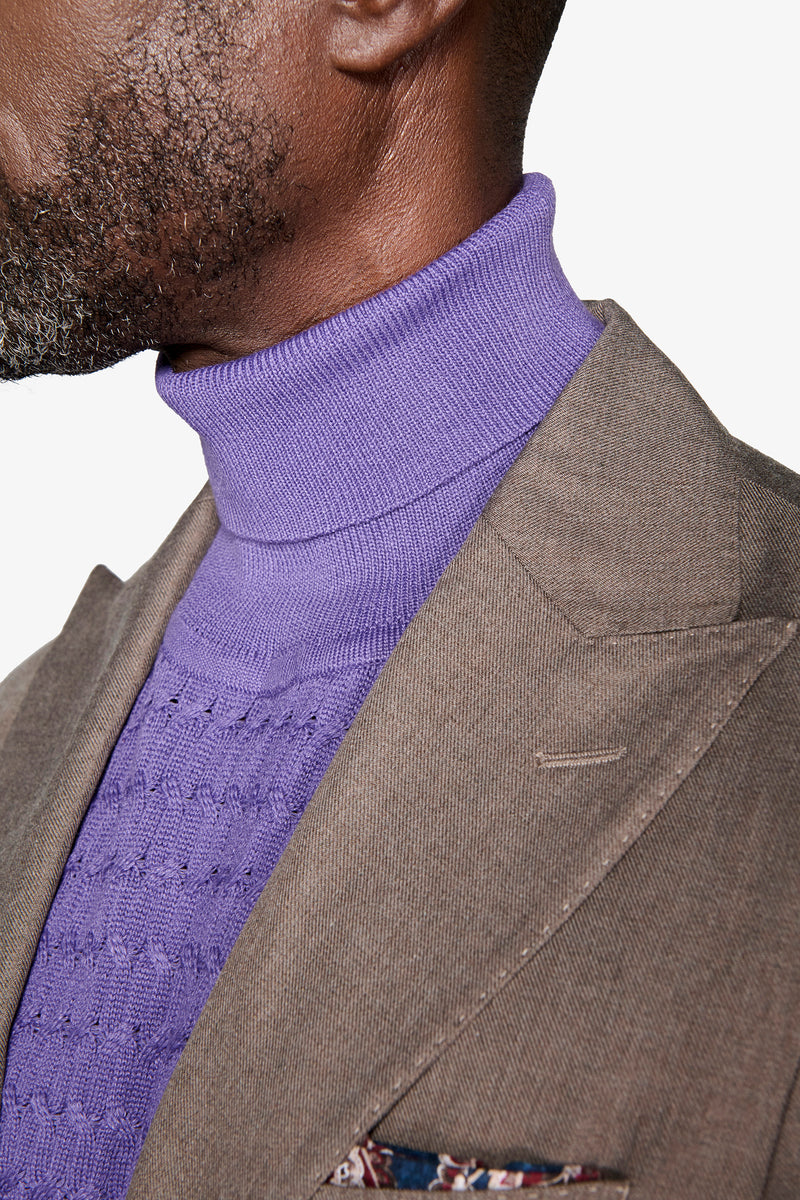 Giacca twill tortora