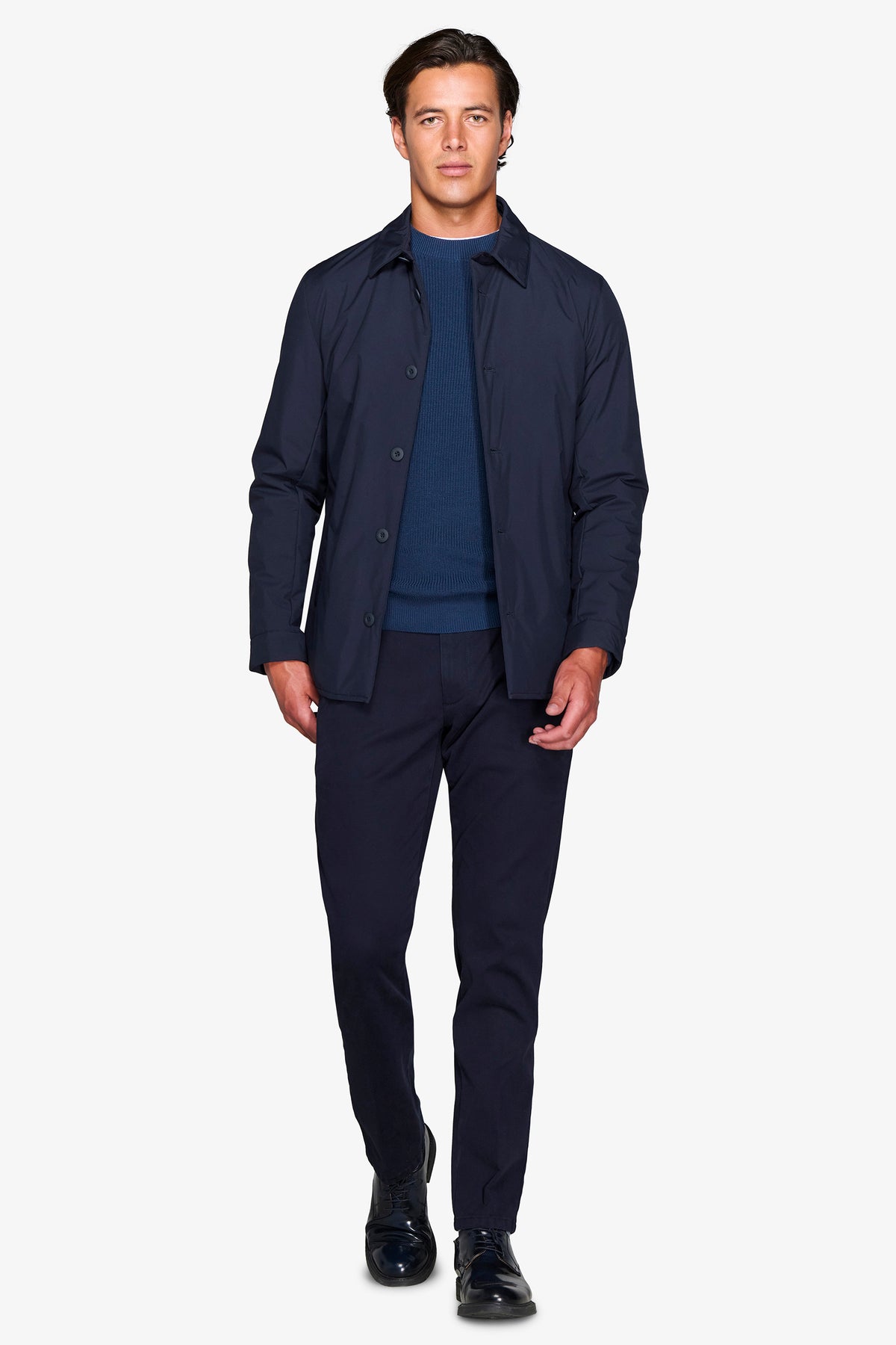 Trench corto blu-Dan John