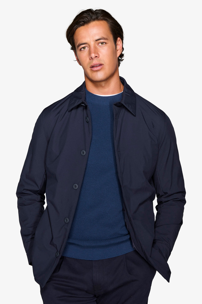 Trench corto blu-Dan John