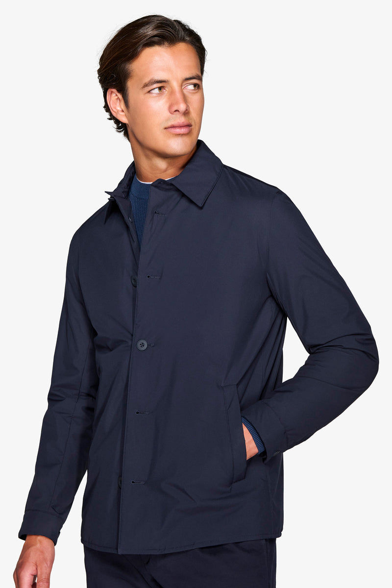 Trench corto blu-Dan John