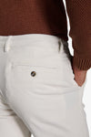Pantaloni chino in velluto bianco-Dan John