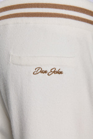 DNJ cream sweatpants