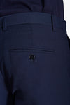 Pantaloni da abito armaturati blu slim-Dan John
