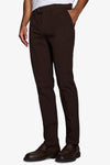 Pantaloni chino gabardina marrone