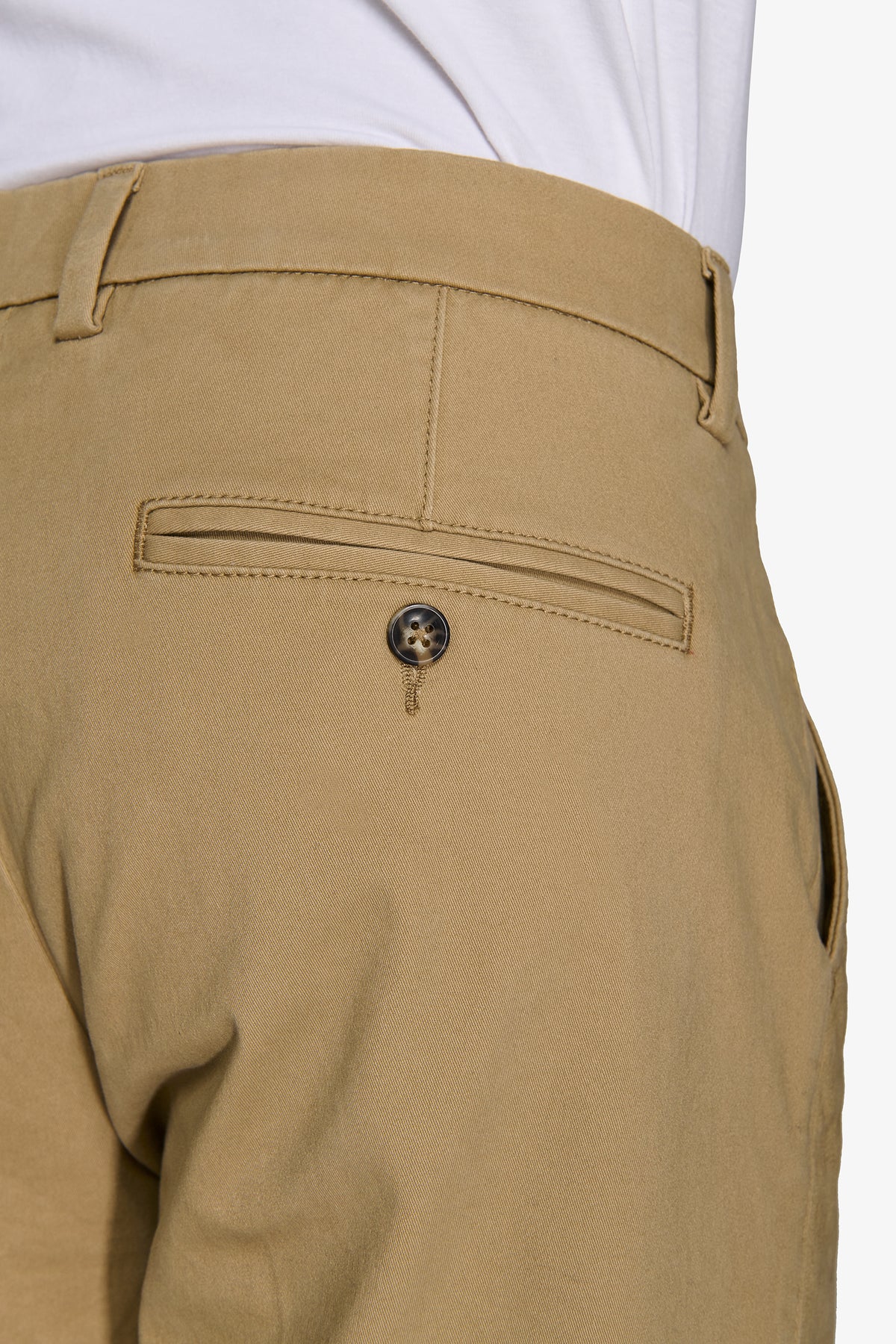 Pantaloni chino gabardina beige-Dan John