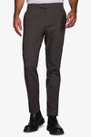 Pantalon chino en gabardine anthracite