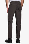 Pantalon chino en gabardine anthracite