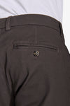Pantalon chino en gabardine anthracite