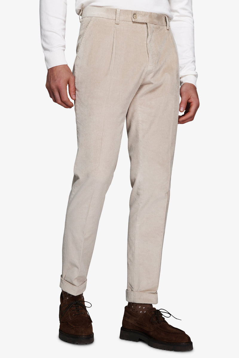 Pantalon en velours côtelé corde