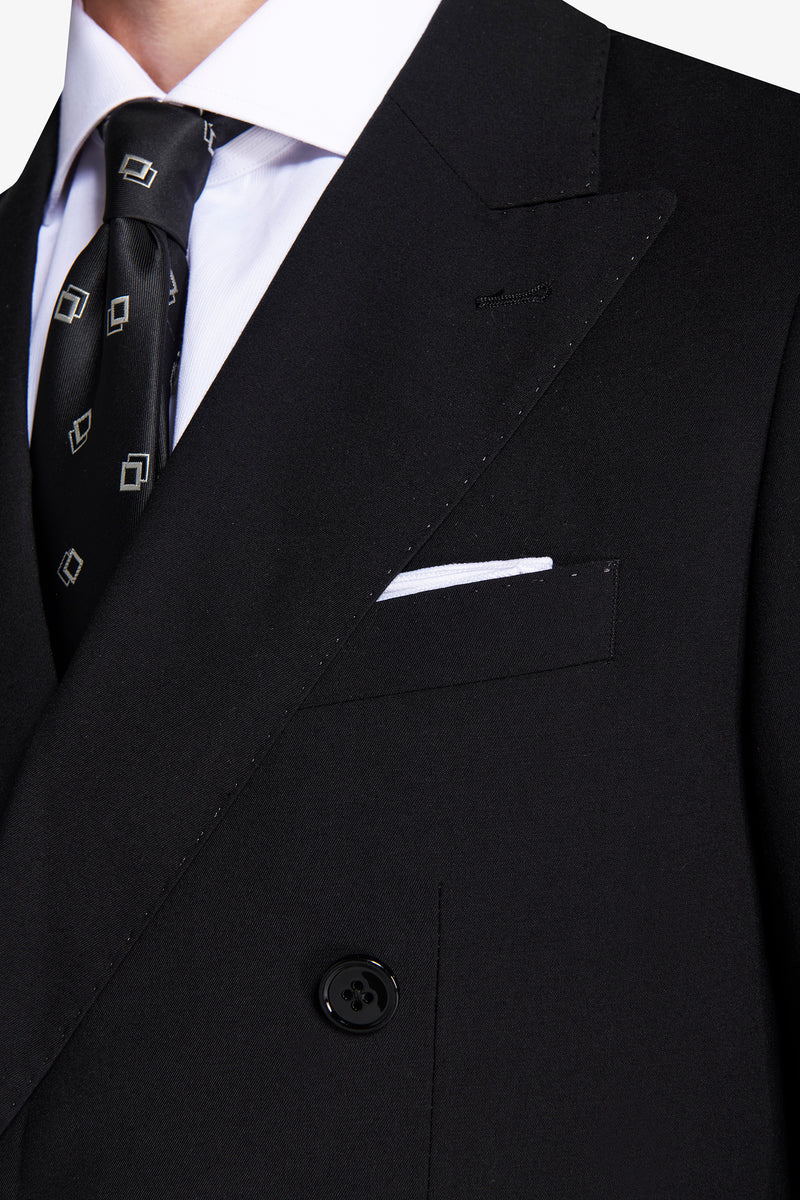 Giacca doppiopetto nera