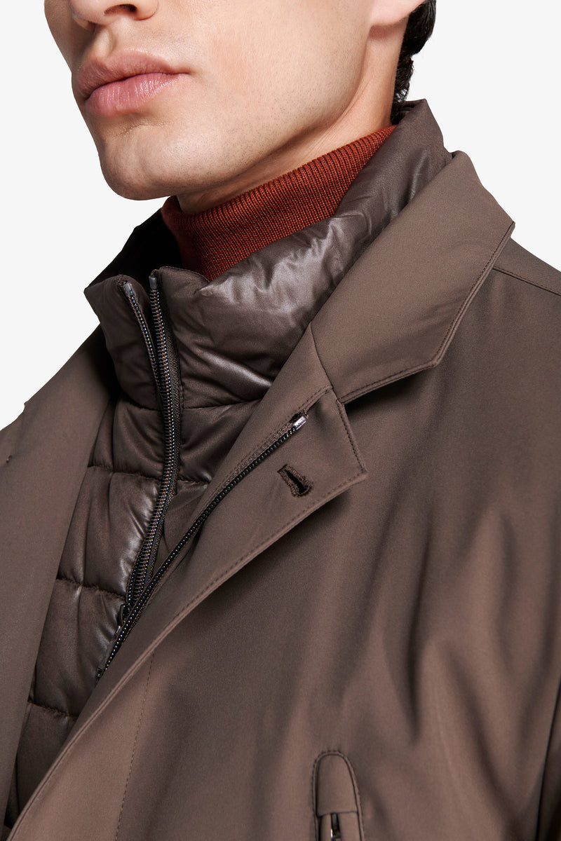 Field jacket tecnica tortora