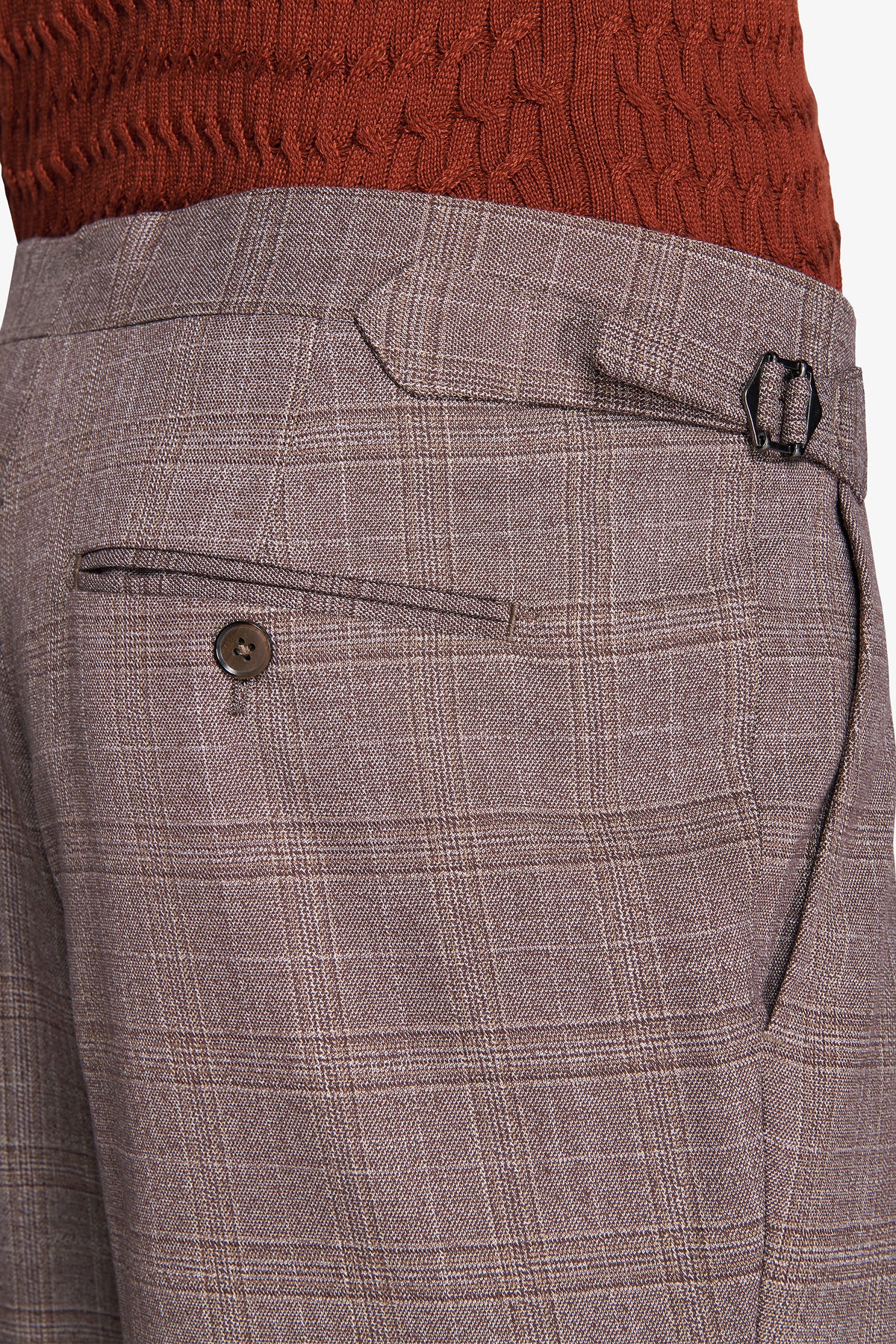 Pantaloni galles tortora