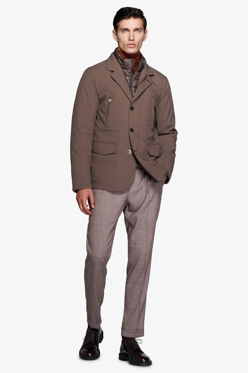 Field jacket tecnica tortora