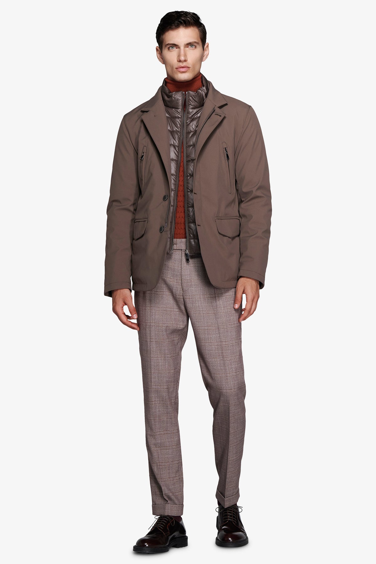 Bomber technique gris souris