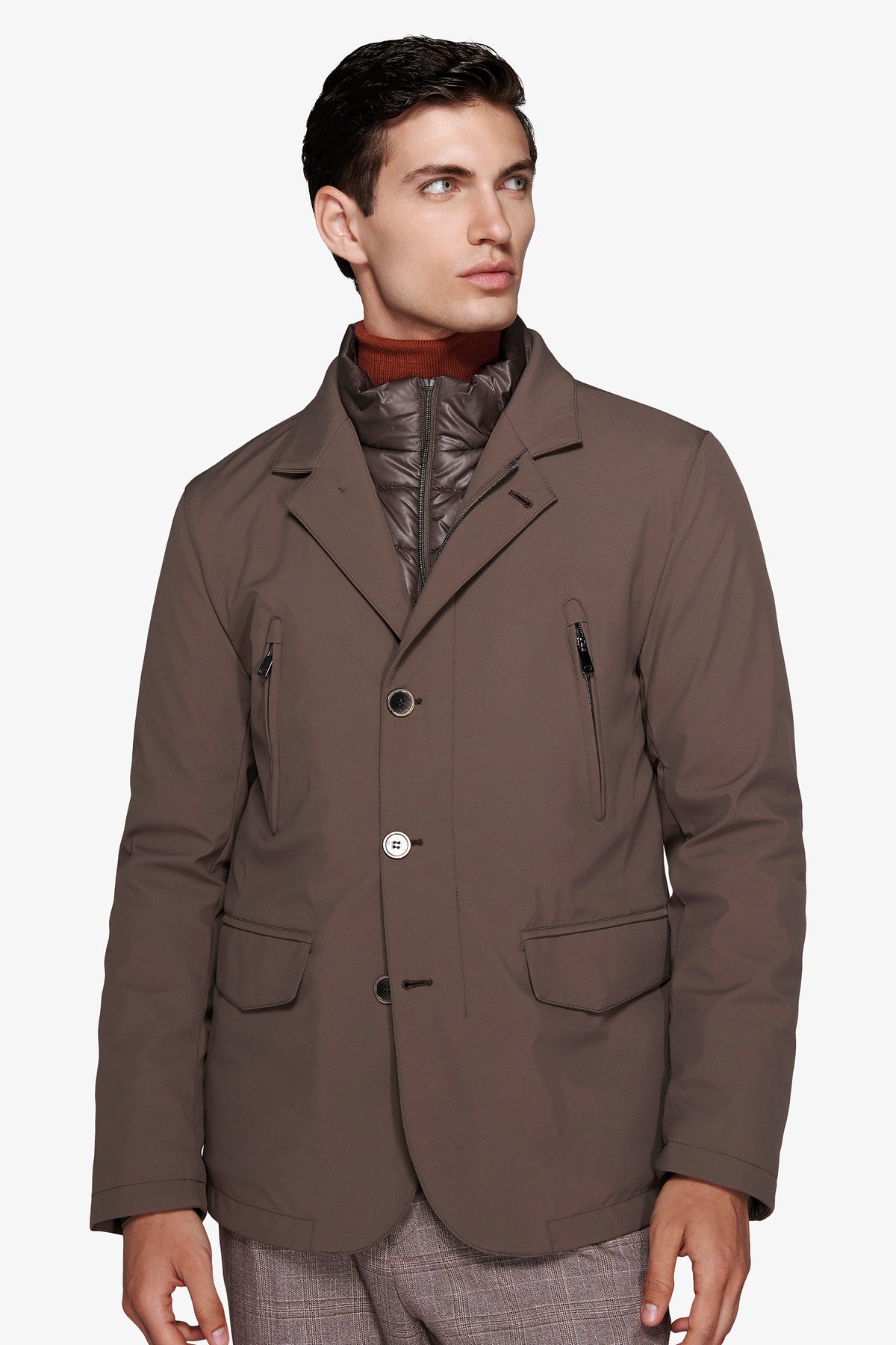 Bomber technique gris souris