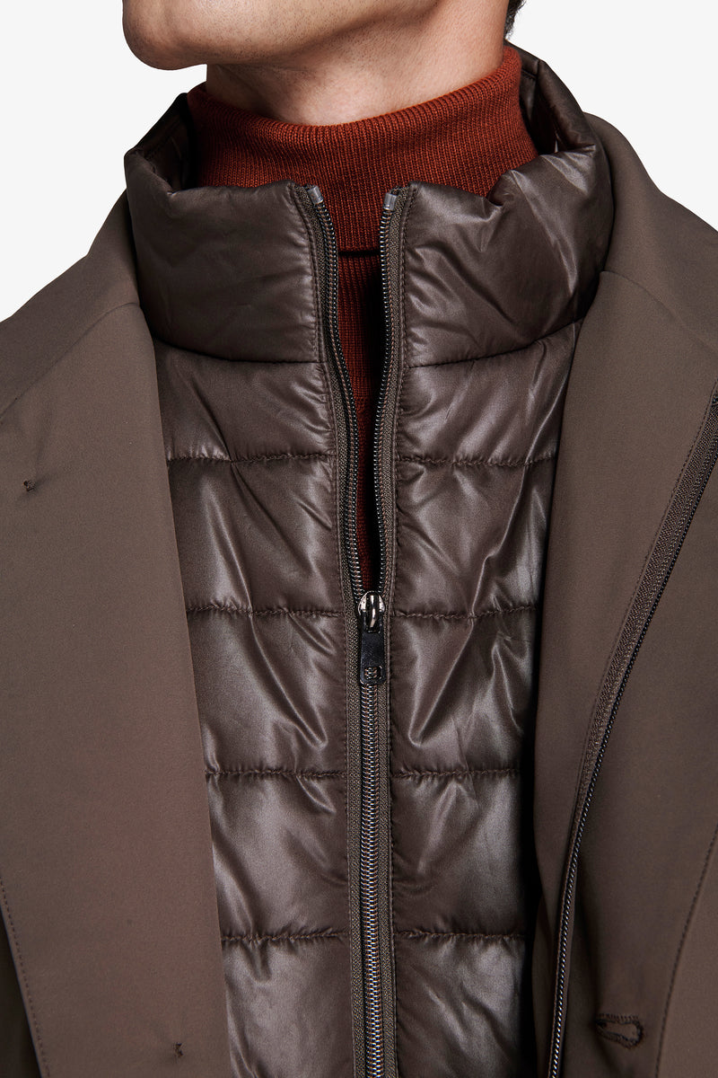 Field jacket tecnica tortora