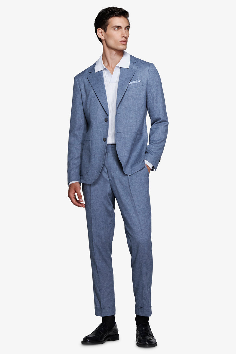 Giacca effetto flanella carta da zucchero