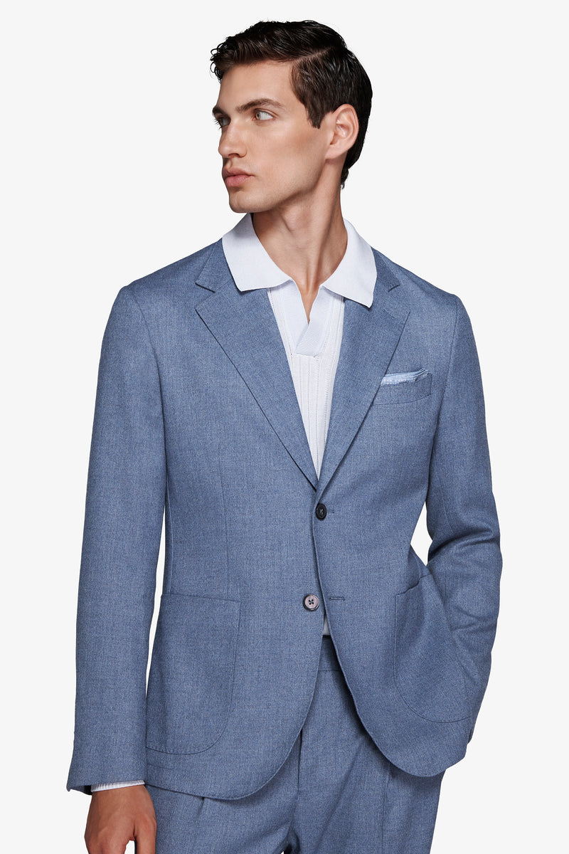 Giacca effetto flanella carta da zucchero