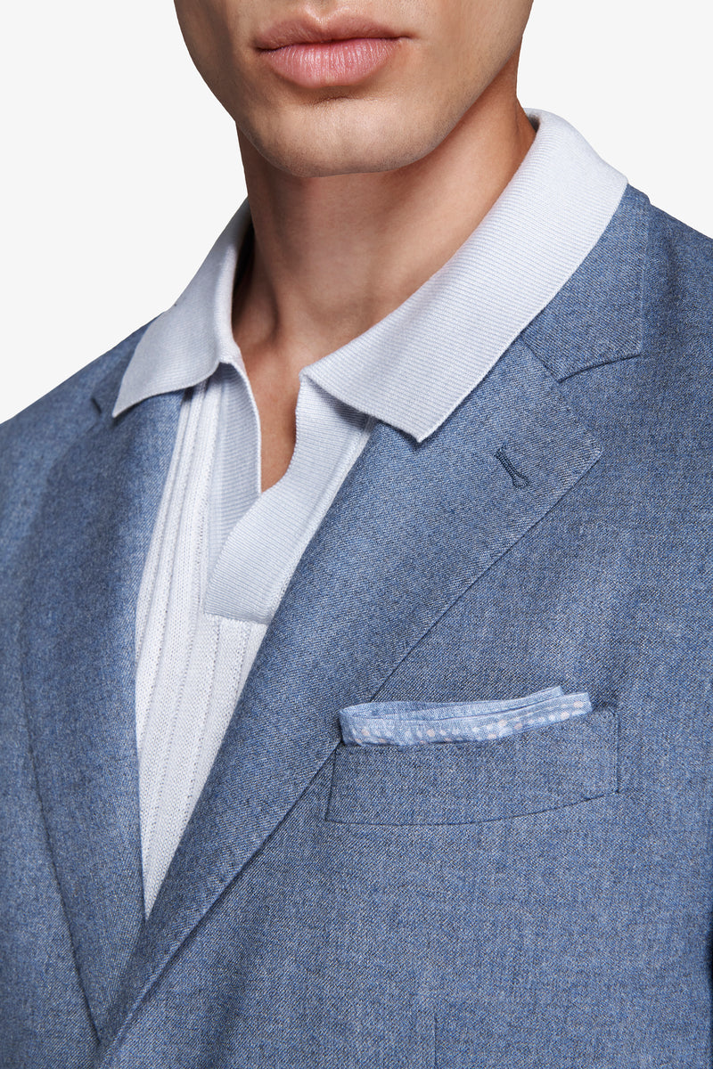 Giacca effetto flanella carta da zucchero