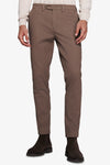 Pantaloni chino gabardina taupe
