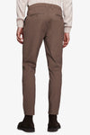 Pantaloni chino gabardina taupe
