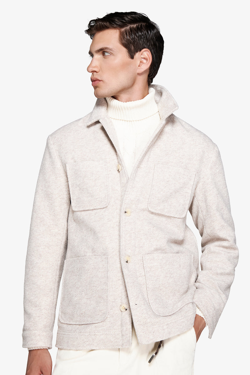 Giubbotto corto 4 tasche corda