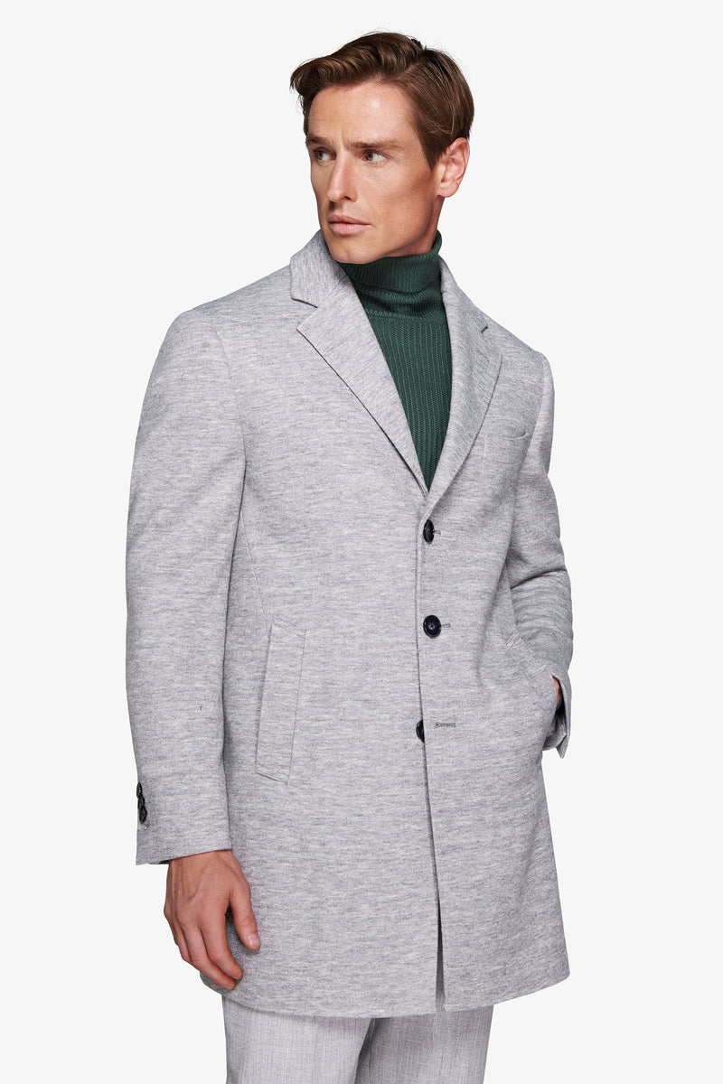Cappotto baronetto grigio chiaro