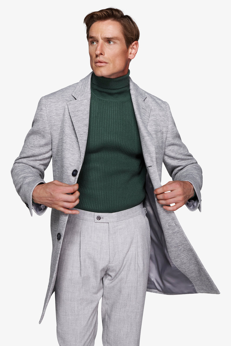 Cappotto baronetto grigio chiaro