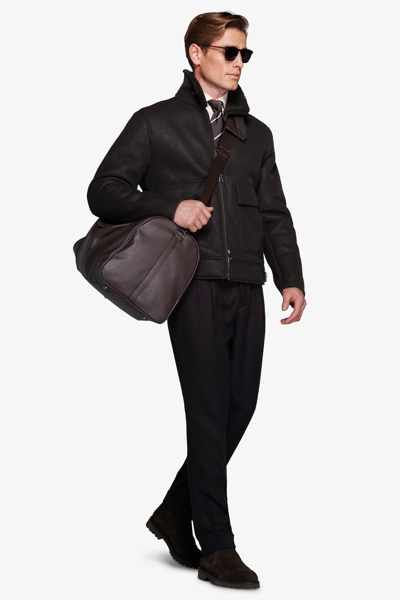 Giubbotto aviatore moro